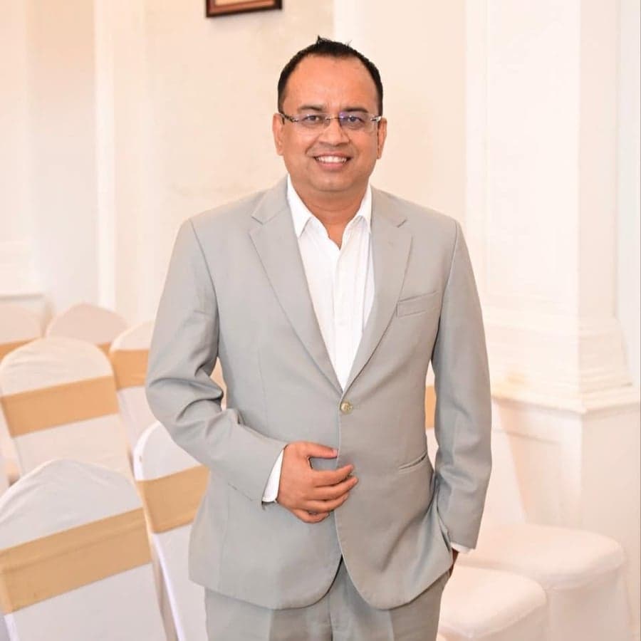 Portrait of Seshraj Bhattarai, Director of Orbit International Education
